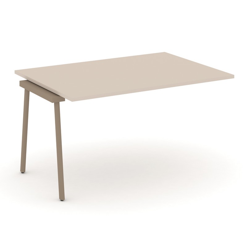 Мебель для персонала ESTETICA ES.NPRG-1.3-P Проходн.наборн.эл-т переговор.стола на плоскоовал.трубе