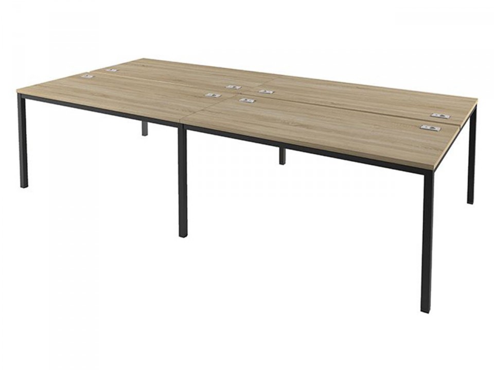 Мебель для персонала Инновация I-52 Бенч-система металлокаркас (4 места)