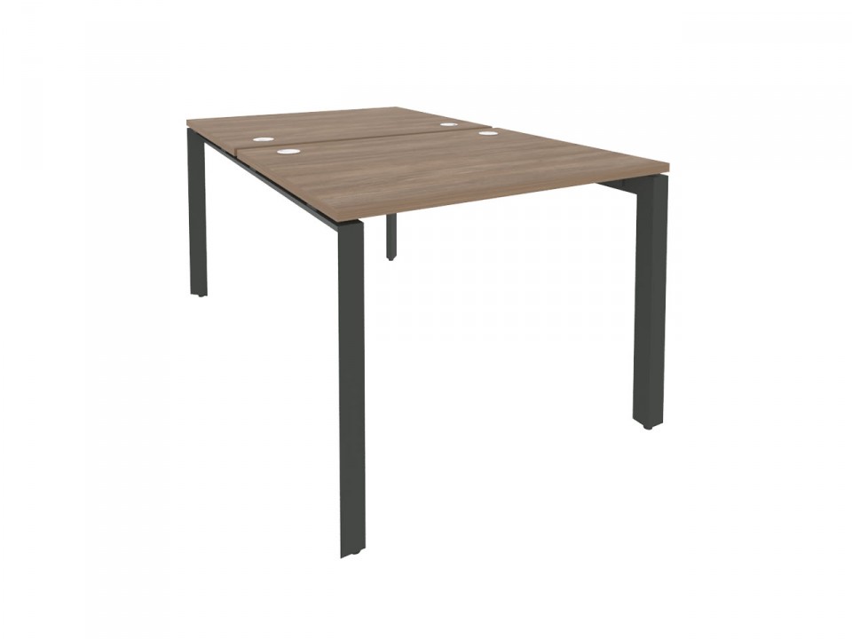 Офисная мебель для персонала ONIX METALL O.MP-D.RS-2.1.8 Рабочая станция на П-образном м/к