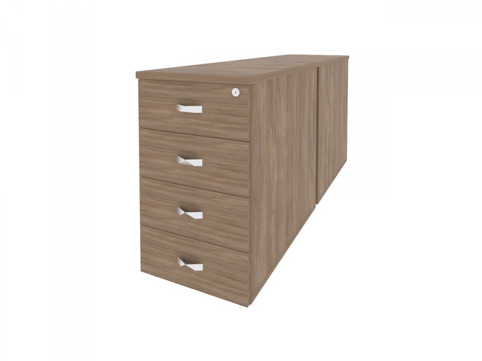 Офисная мебель ONIX O.TPO-2.8 Тумба двойная приставная / опорная