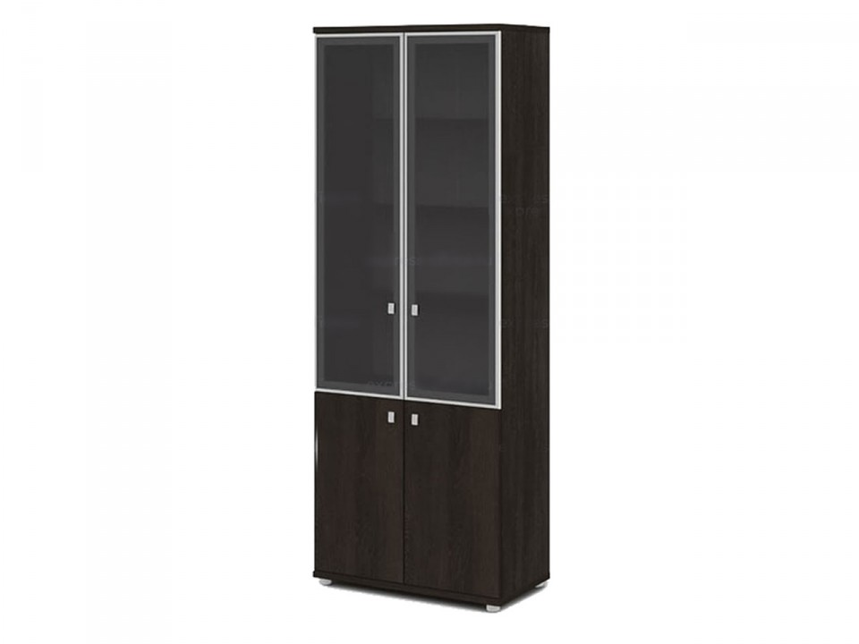 Мебель для персонала Vasanta V-614 Шкаф со стеклом в алюминиевом профиле