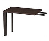 Кабинет для руководителя премиум класса Fermo Приставка для стола 100x60 черная