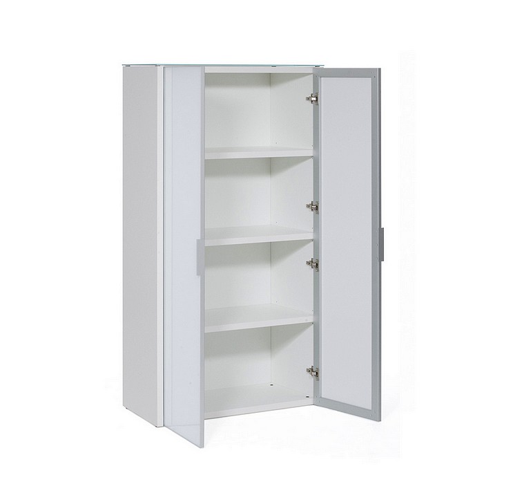 Кабинет премиум класса Kyo GALA Шкаф для бумаг, 2 двери стекло