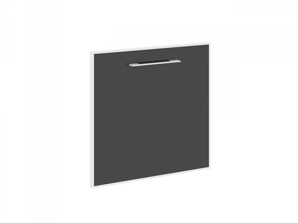 Кабинет руководителя YALTA LT-S4R Л/Пр  black Дверь фасадная стекло черное в раме