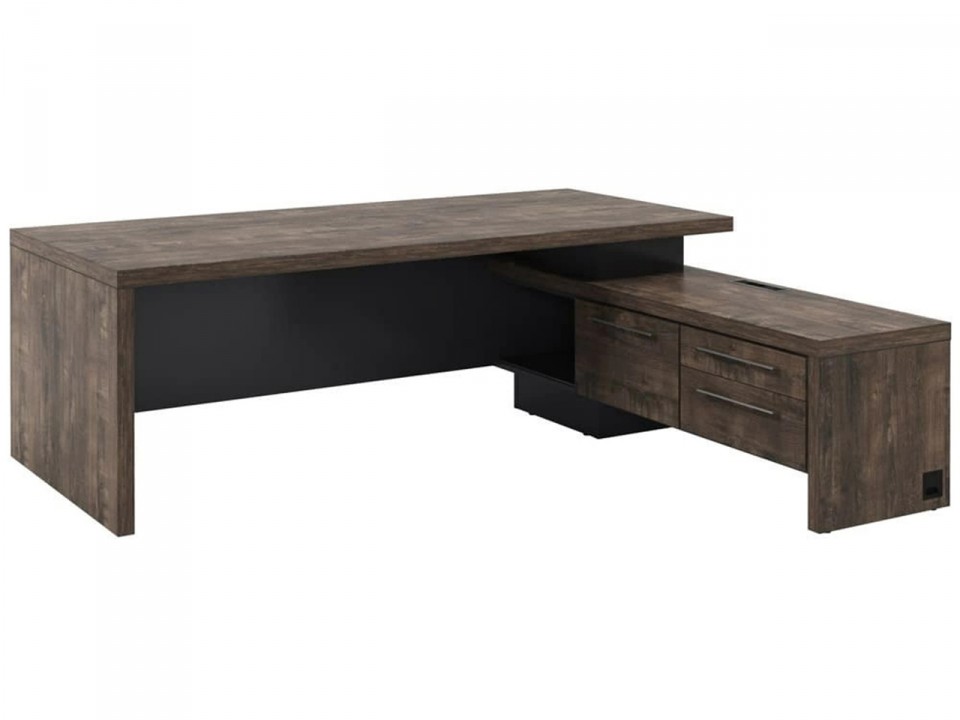 Кабинет руководителя Torston T-22пр.1000 (прав.) Стол руководителя с тумбой с розеткой