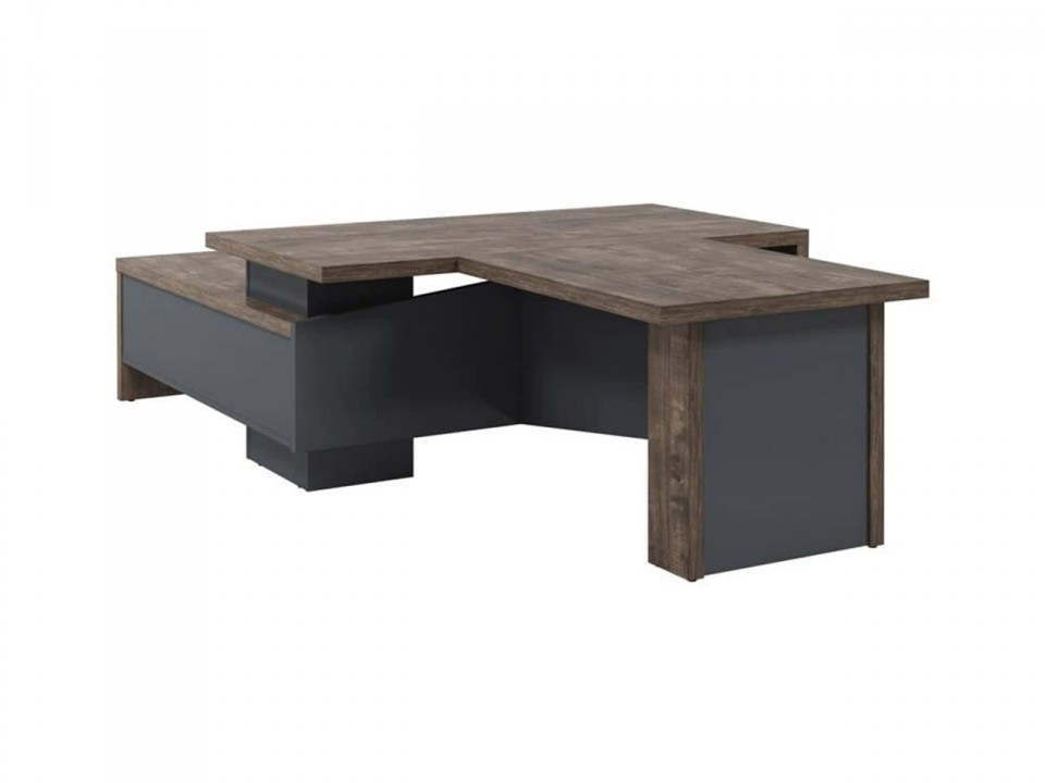 Кабинет руководителя Torston T-818пр.0000 (прав.) Стол руководителя с тумбой и бриф. б/розетки