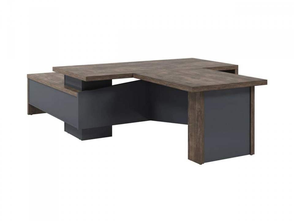 Кабинет руководителя Torston T-820пр.0000 (прав.) Стол руководителя с тумбой и бриф. б/розетки