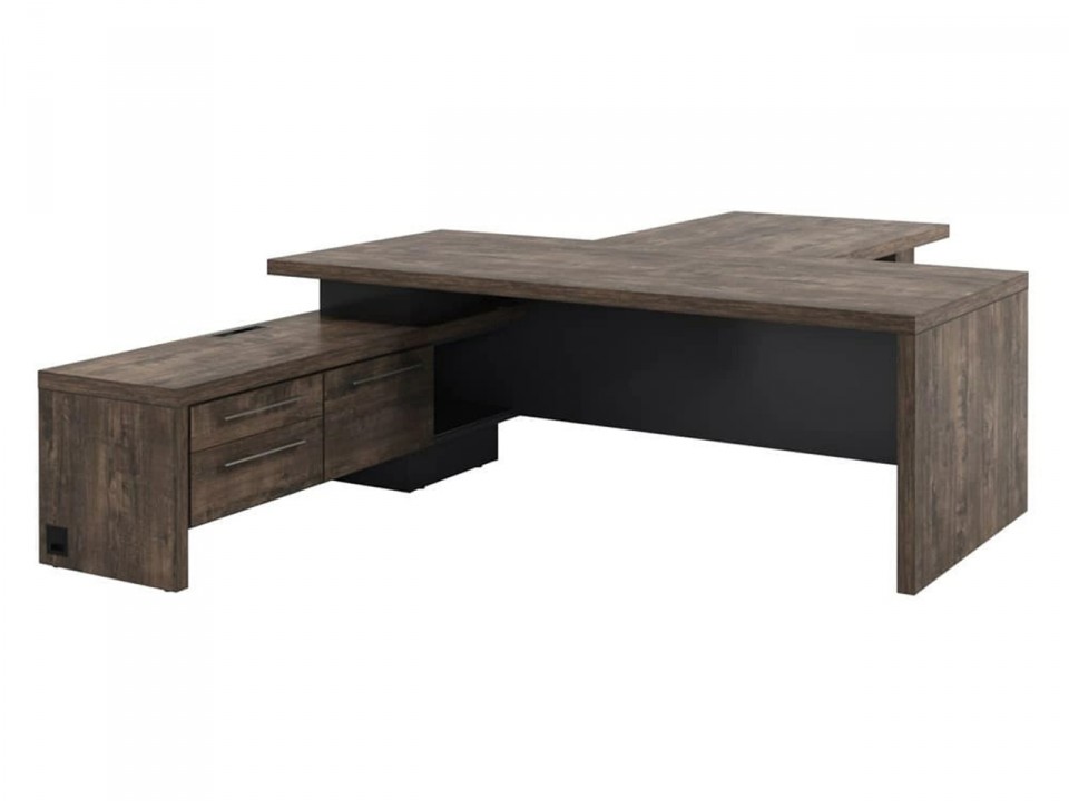 Кабинет руководителя Torston T-822л.1000 (лев.) Стол руководителя с тумбой и бриф. с розеткой