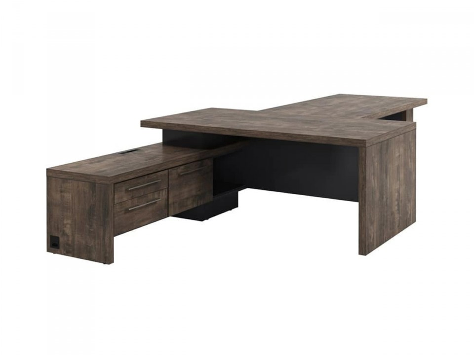 Кабинет руководителя Torston T-918л.1000 (лев.) Стол руководителя с тумбой и бриф. с розеткой