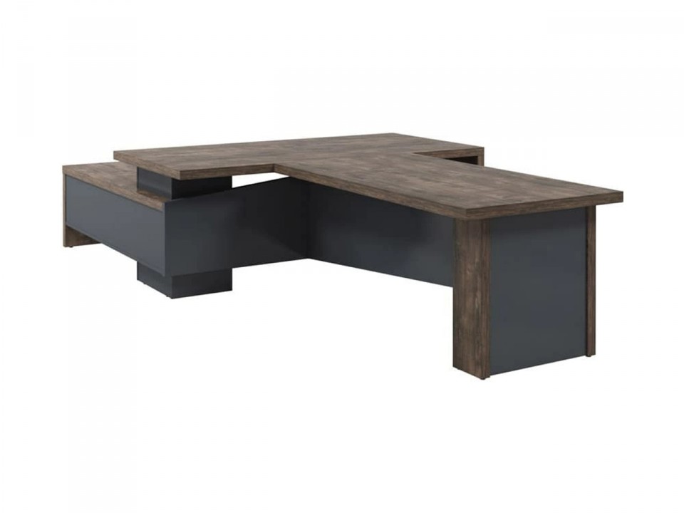 Кабинет руководителя Torston T-920пр.0000 (прав.) Стол руководителя с тумбой и бриф. б/розетки