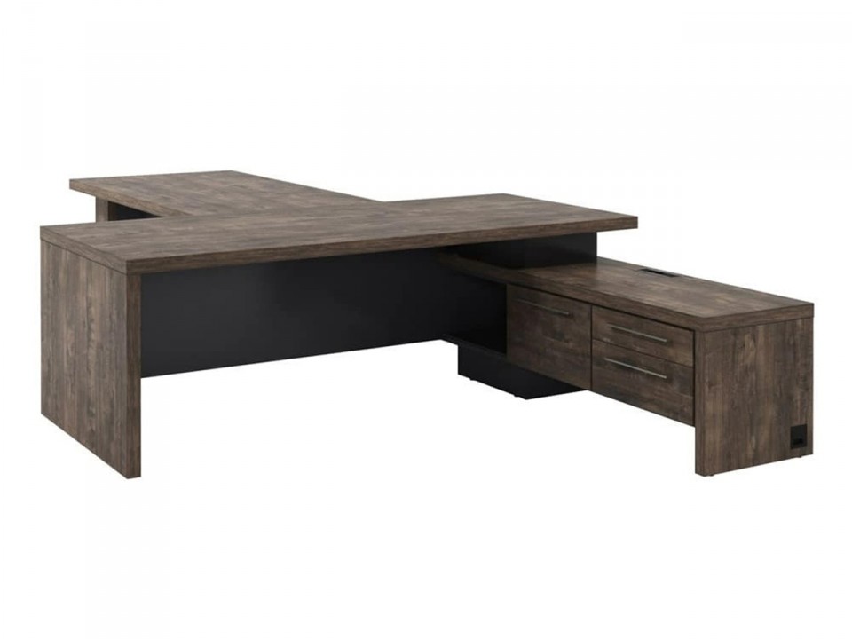 Кабинет руководителя Torston T-922пр.0000 (прав.) Стол руководителя с тумбой и бриф. б/розетки
