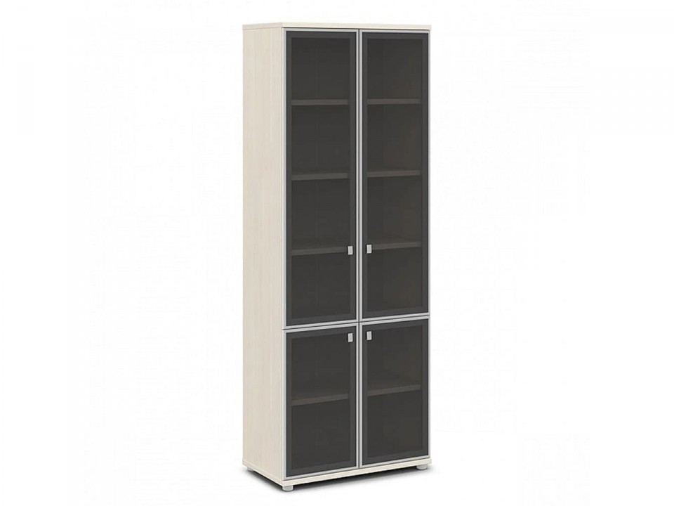 Кабинет руководителя Vasanta V-612 Шкаф со стеклом в алюминиевом профиле