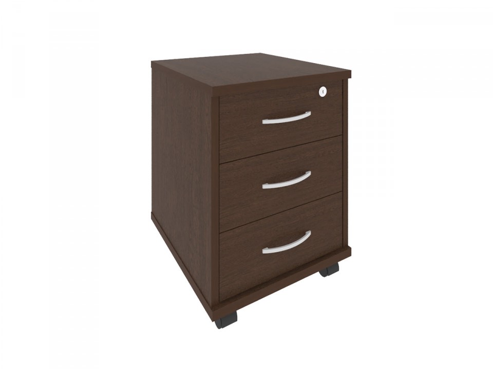 Стойка ресепшн RIVA Тумба подкатная 3 ящика А.ТМ-3