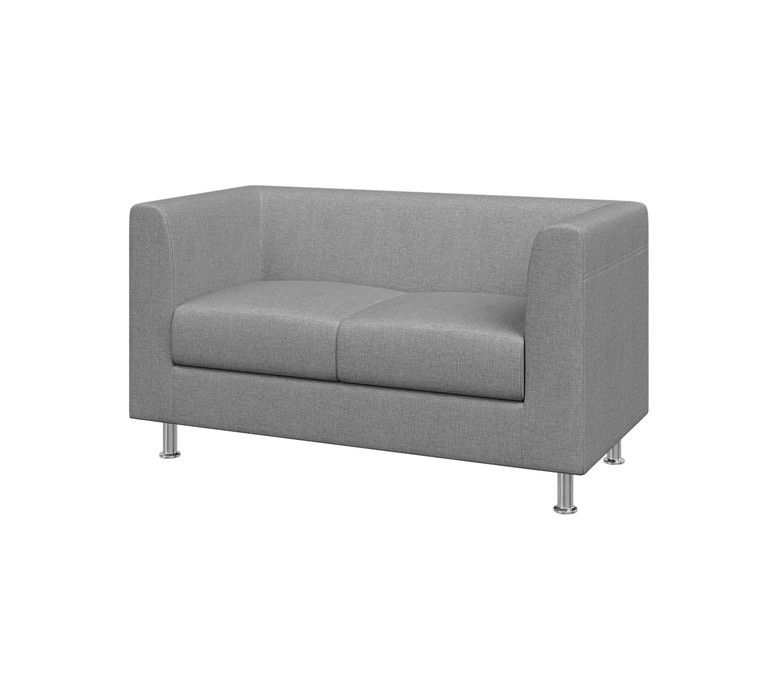 Диван офисный ДОМИНО Диван 2-местный Dm2-2 (Экокожа Domus)