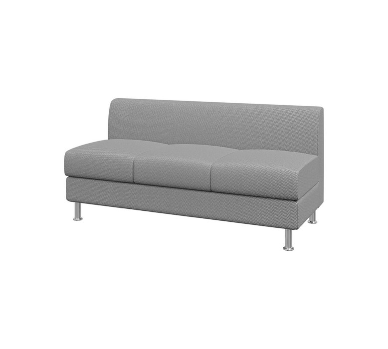 Диван офисный ДОМИНО Модуль 3-местный Dm3 (Экокожа Oregon/Ecotex)