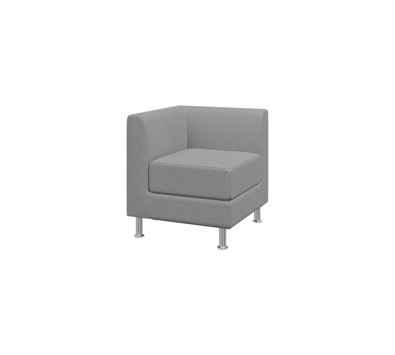 Диван офисный ДОМИНО Модуль угл.левый DmCL (Экокожа Oregon/Ecotex)