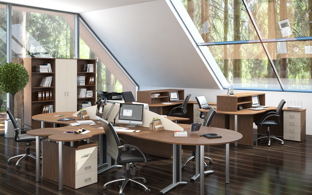 Офисная мебель для персонала «Монолит» - вид 4