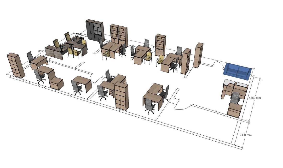 Кабинет руководителя «MORRIS TREND» - вид 5