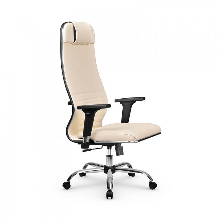 Кресло руководителя «МЕТТА L-1m-38К2/2D MPES хром 17833» - вид 2
