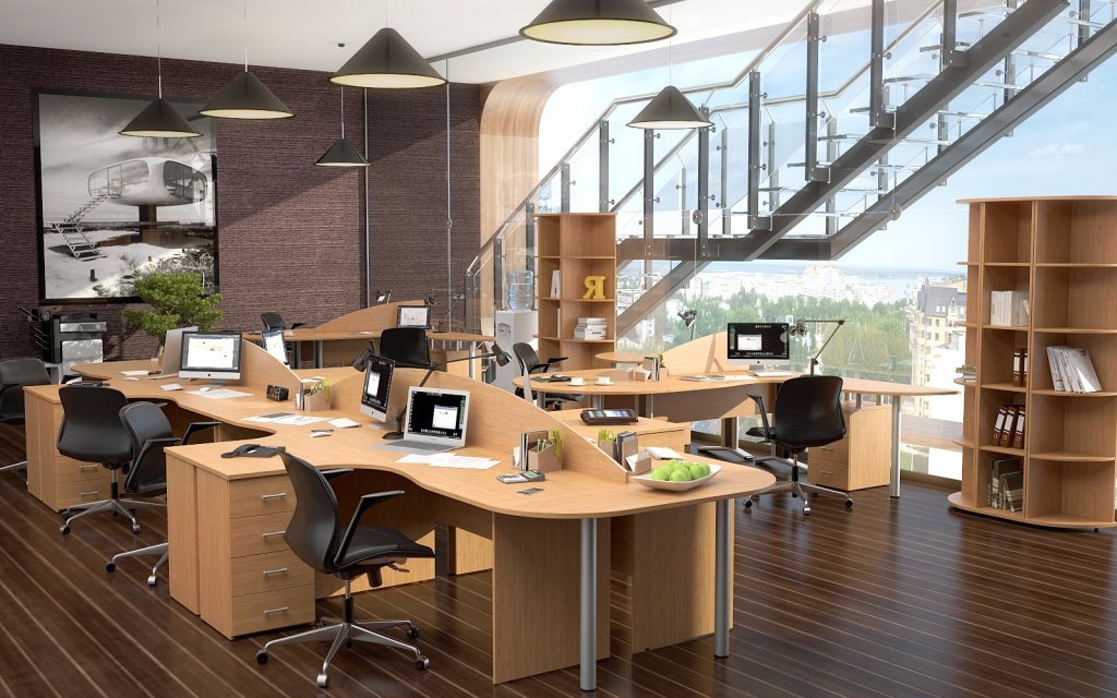 Офисная мебель для персонала «Монолит» - вид 2